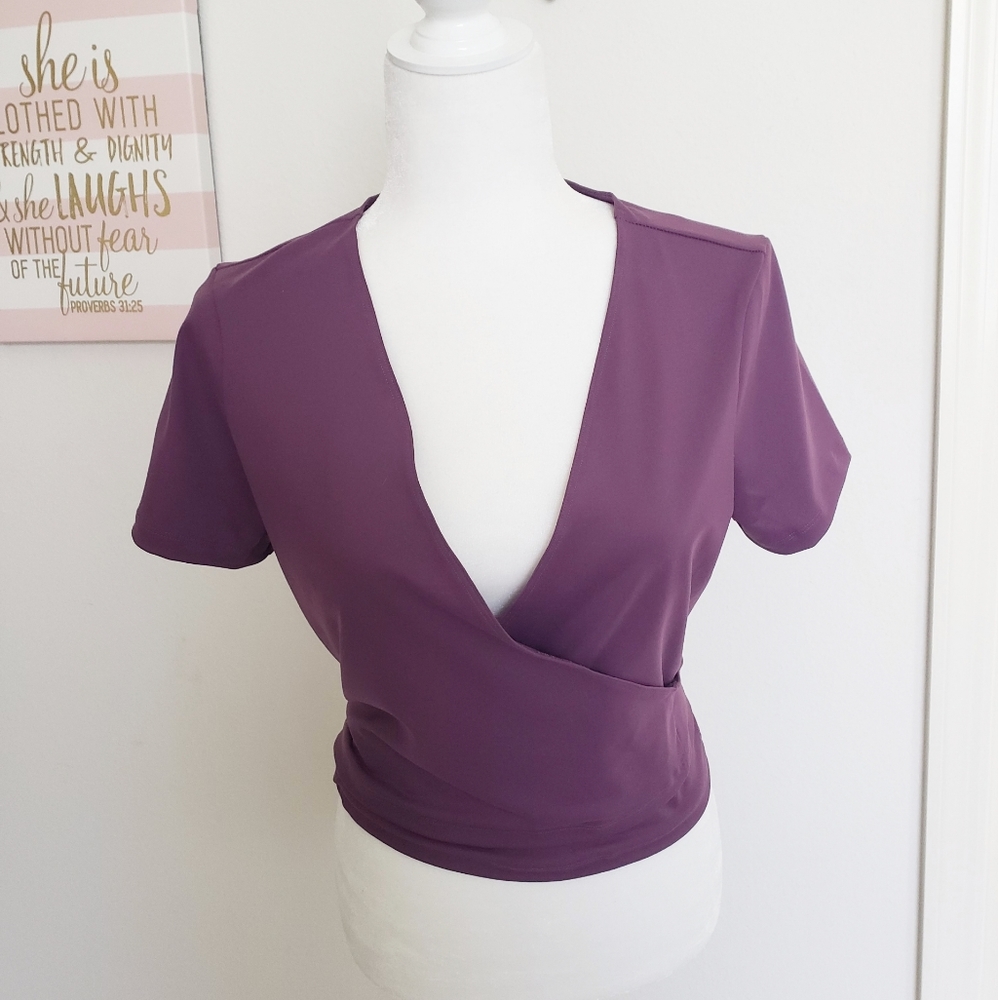 Pink Brand Ultimate Wrap Top NWT